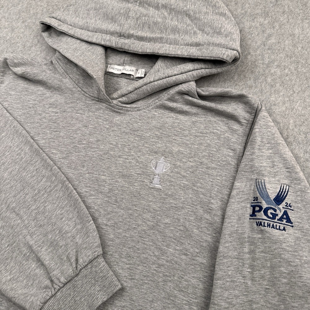 Peter Millar Lava Wash Hoodie Women S PGA Championship Valhalla 2024 Trophy Logo